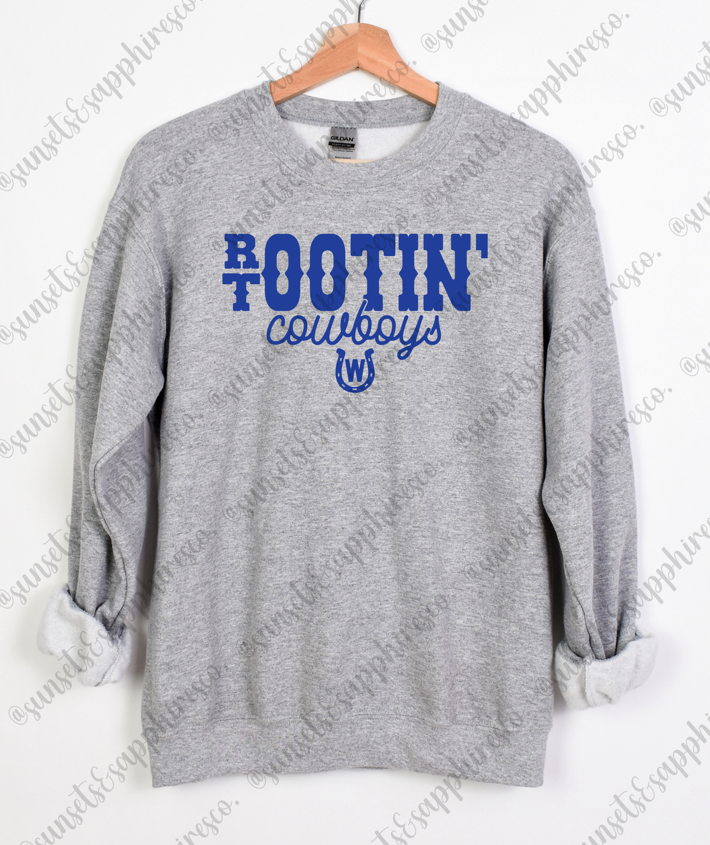 Rootin Tootin Cowboys Crewneck