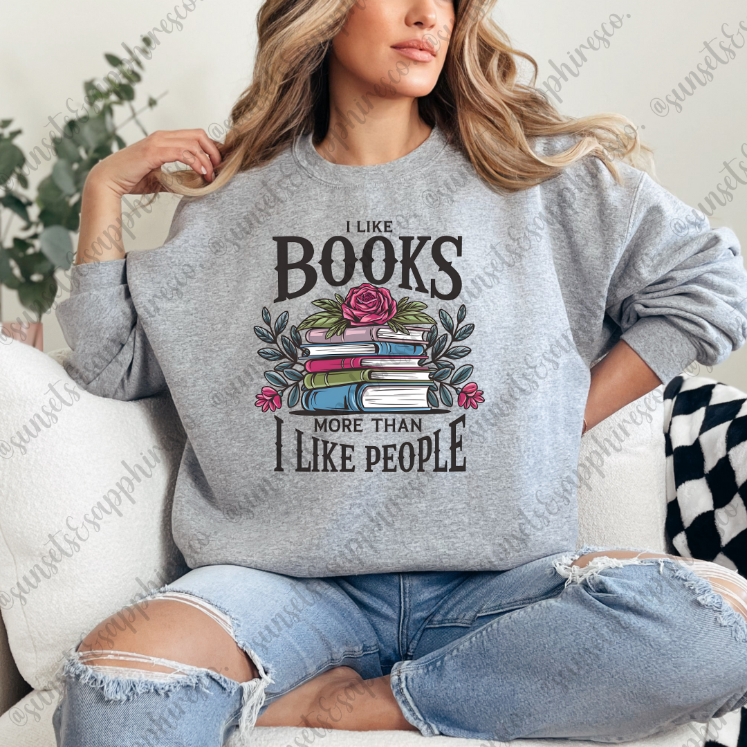 I Like Books Crewneck