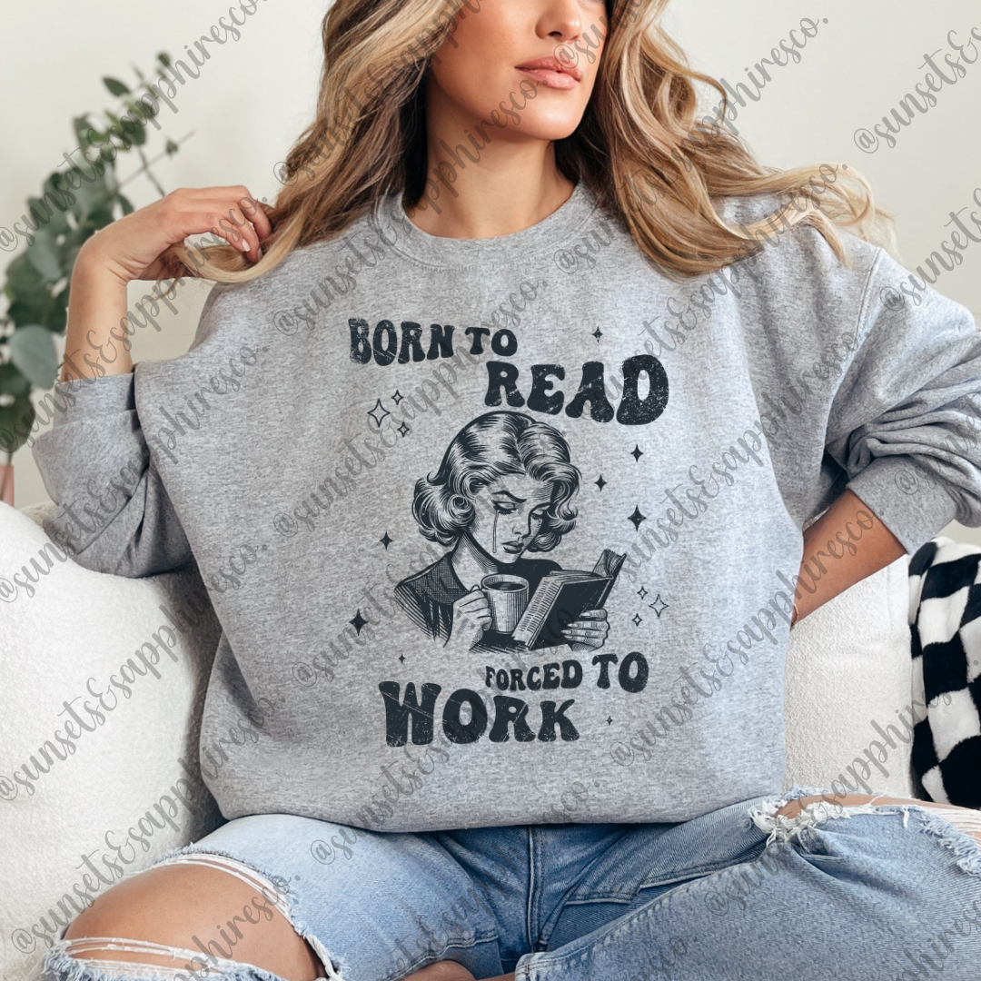 Born To Read Crewneck