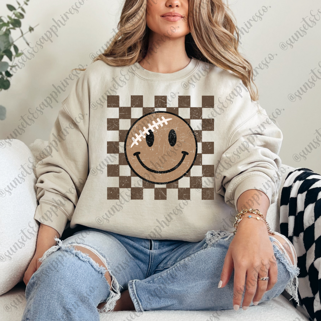 Checkered Sporty Crewneck