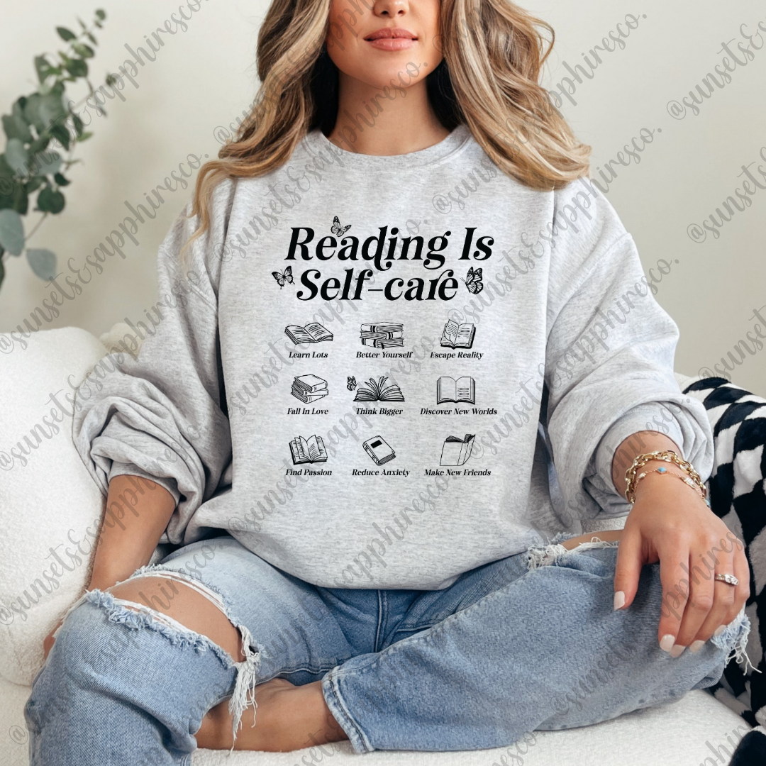 Reading Is Self Care Sweatshirt
