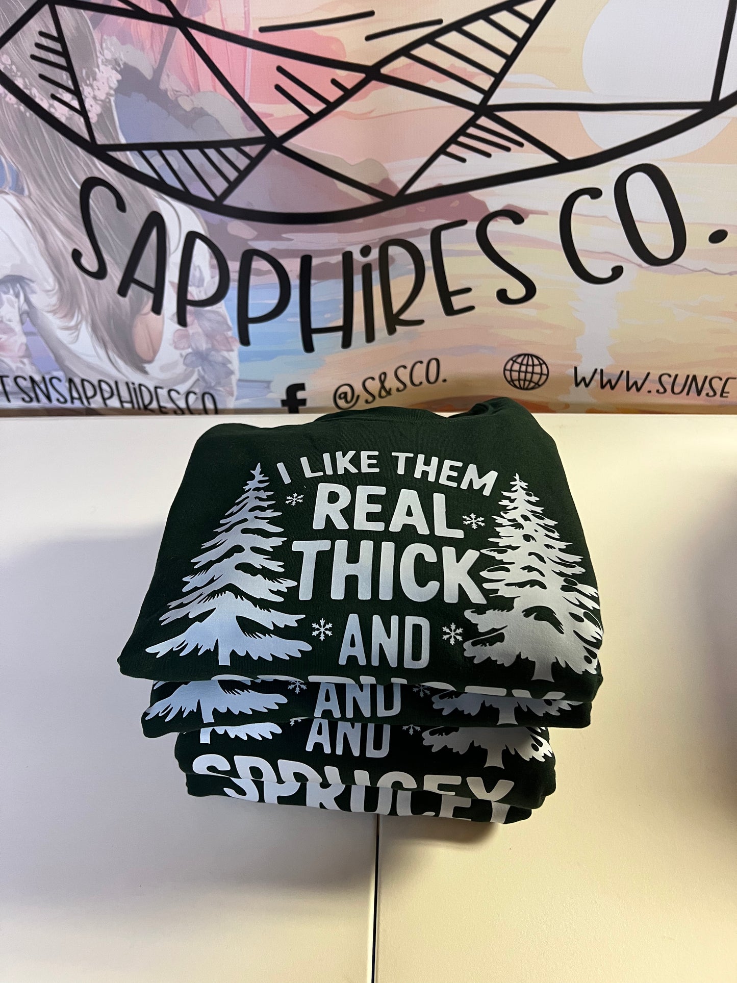 Real Thick And Sprucey Crewneck