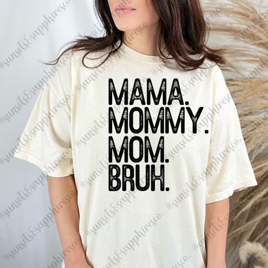 Mom Dad BRUH T-Shirt