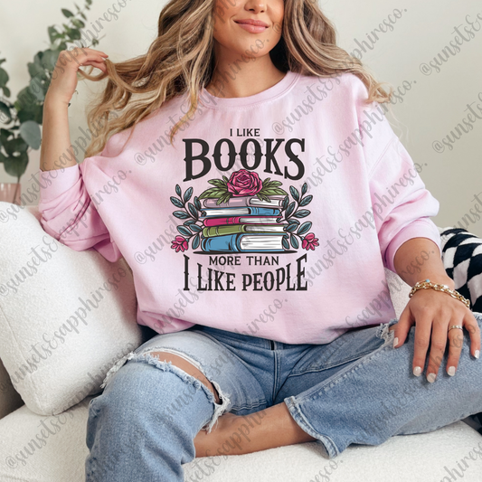 I Like Books Crewneck