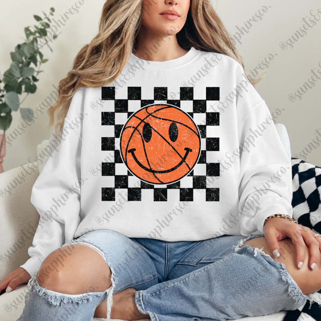 Checkered Sporty Crewneck