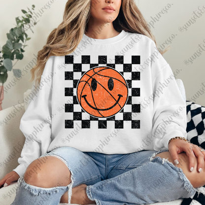 Checkered Sporty Crewneck