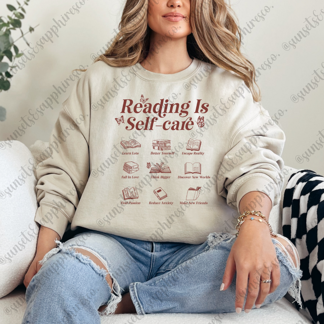 Reading Is Self Care Sweatshirt