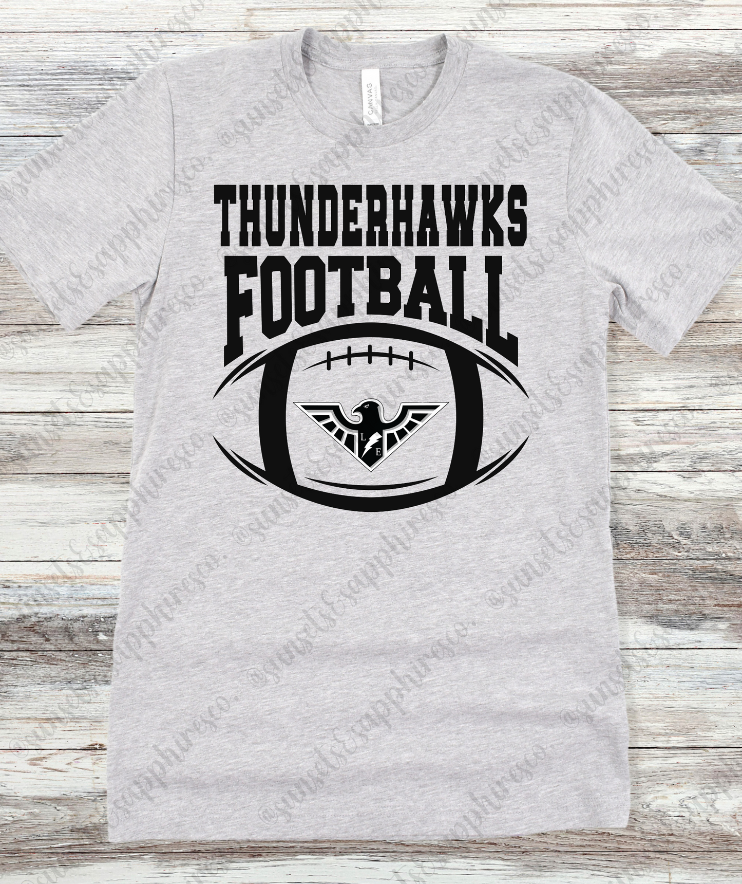East/West Football T-Shirt