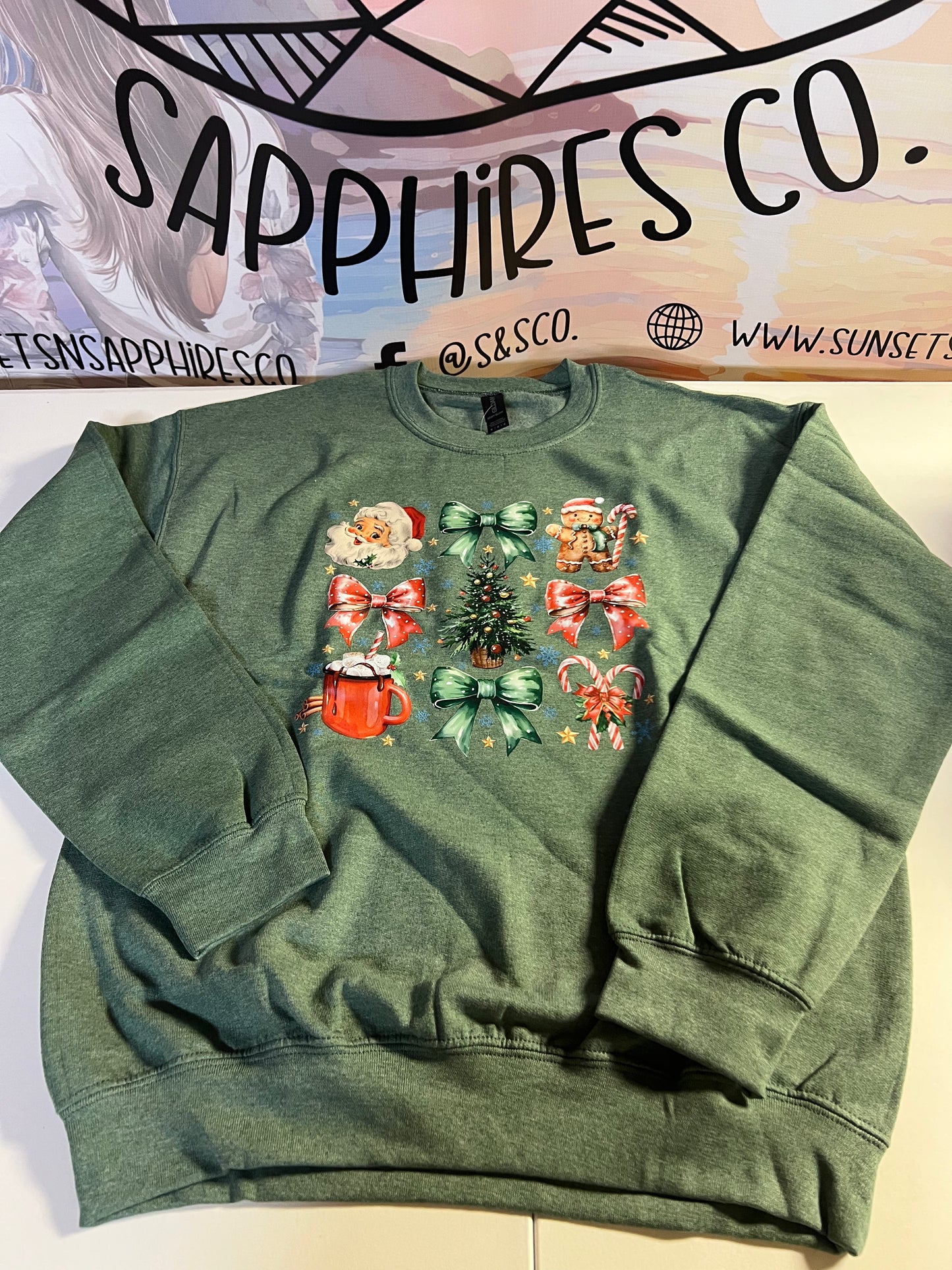 Coquette Christmas Crewneck