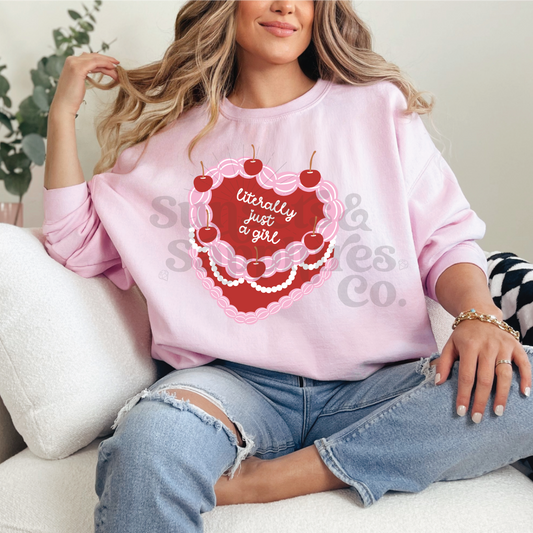Literally Just A Girl Crewneck